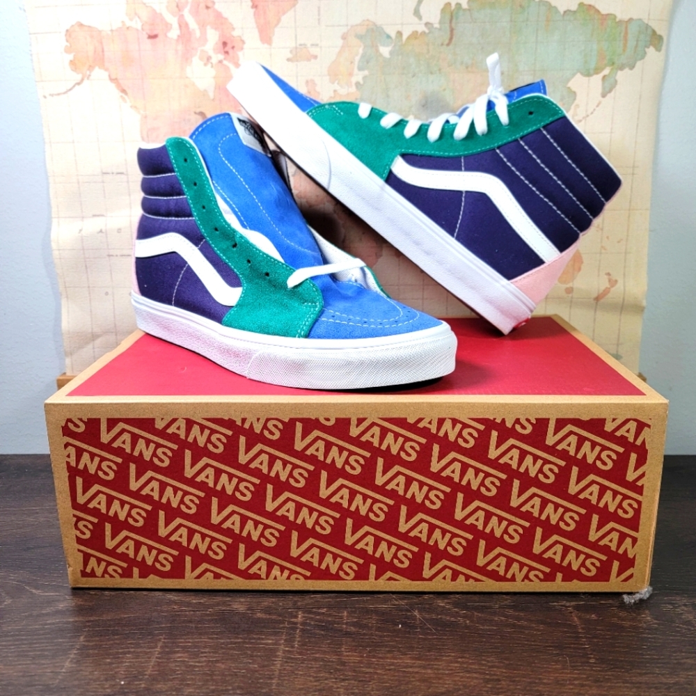 BRAND NEW VANS Sk8 Hi 'Retro Court' Men's Size 10.5